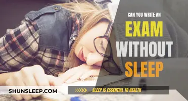 Exam Writing and Sleep: Can You Succeed Without Rest?