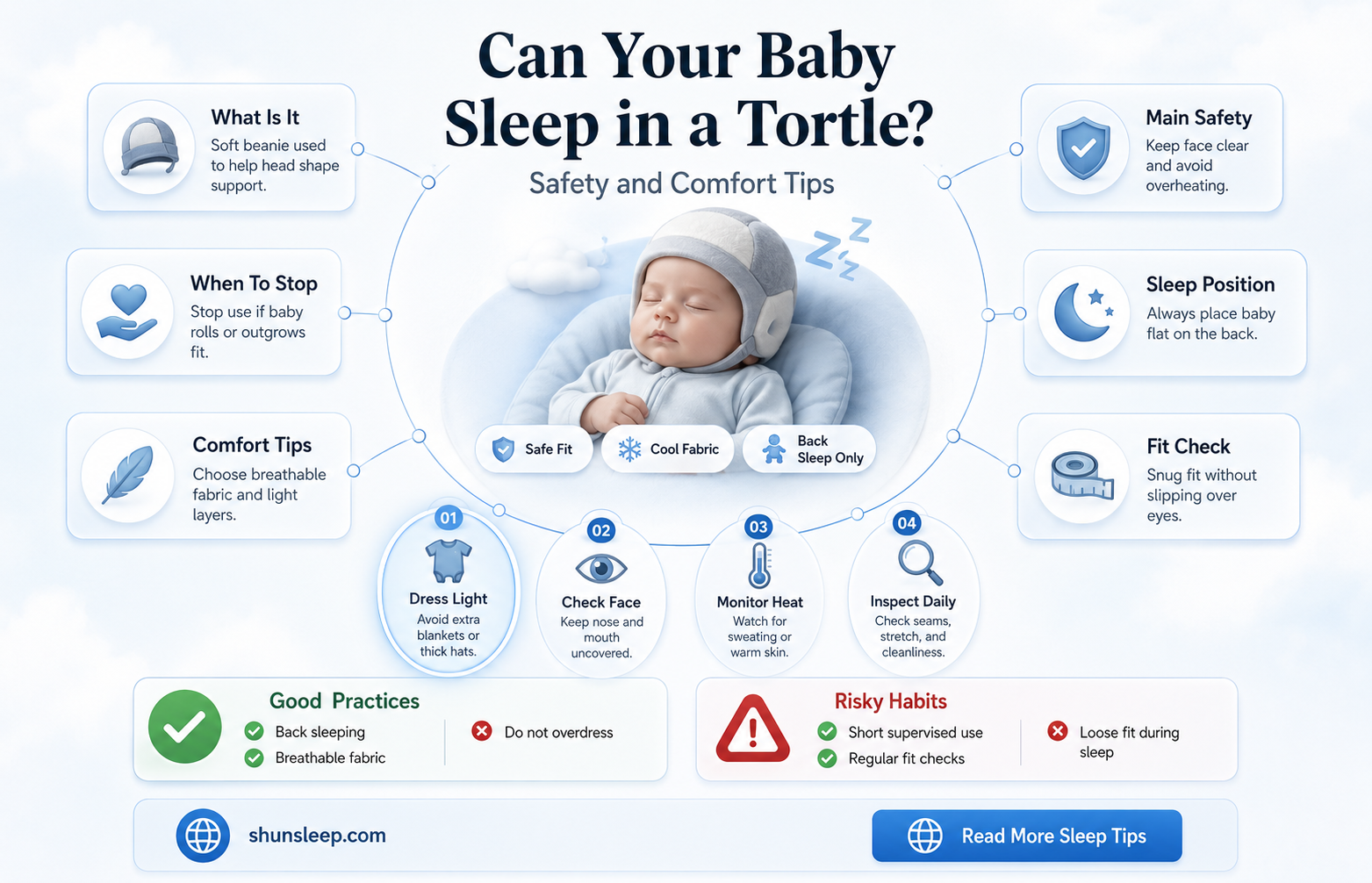 can baby sleep in tortle