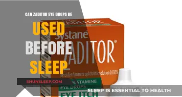 Zaditor Eye Drops: Safe Before Sleep?