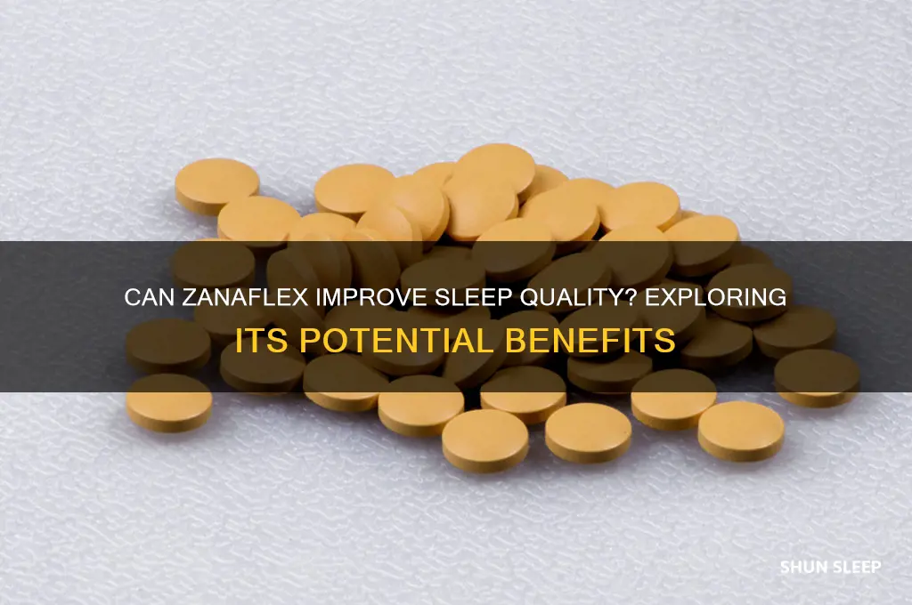 can zanaflex help you sleep