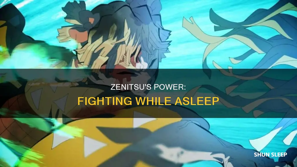 can zenitsu fight without sleeping