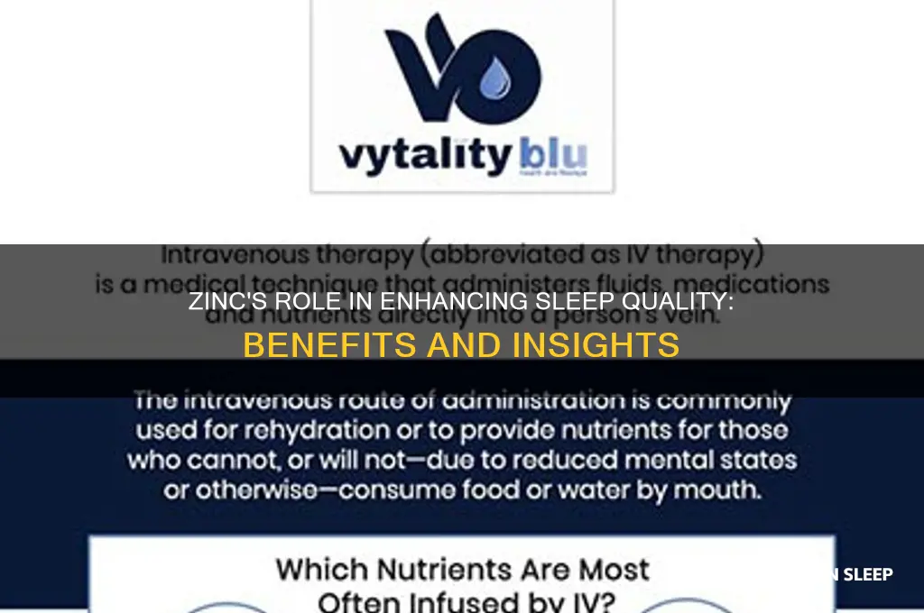 can zinc help sleep