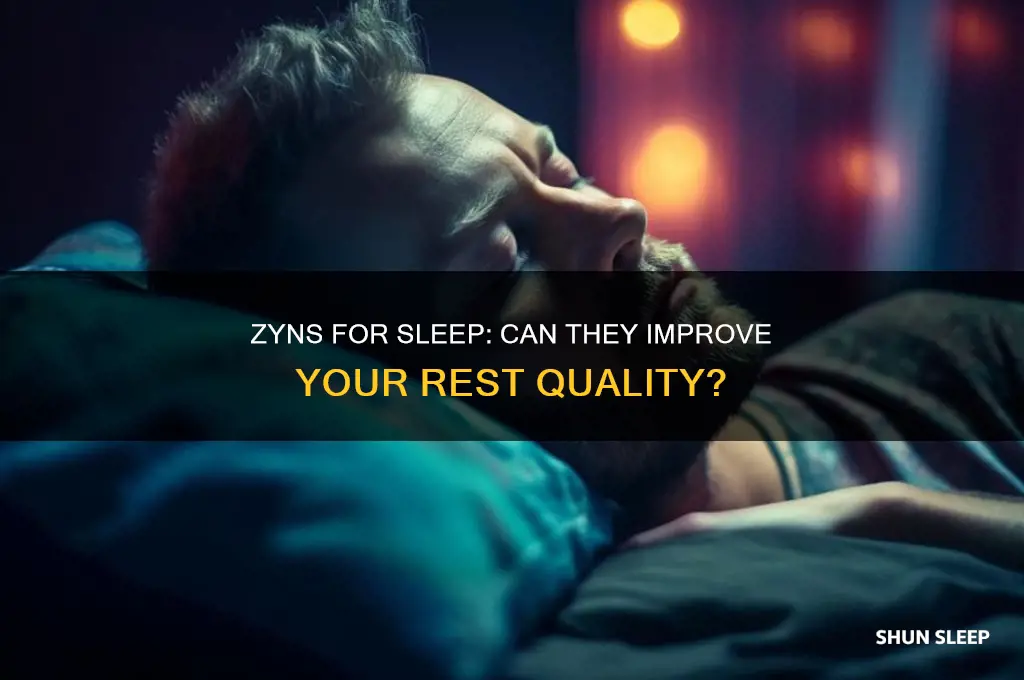 can zyns help you sleep