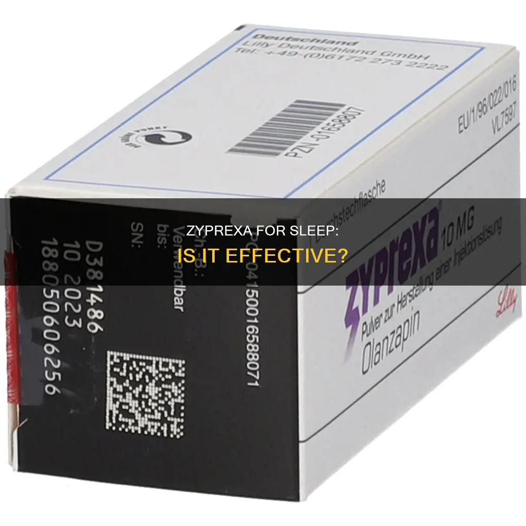 can zyprexa be used for sleep