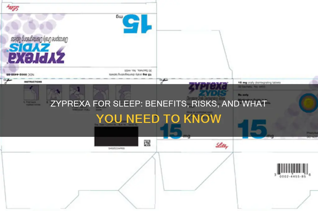 can zyprexa help you sleep