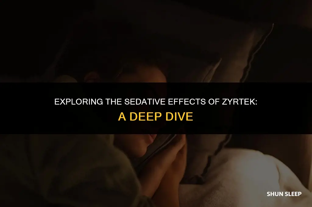 can zyrtek make you sleep for hours