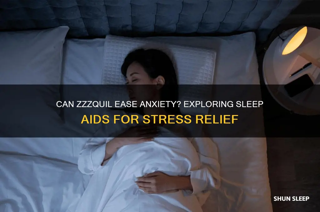 can zzzquil help with anxiety