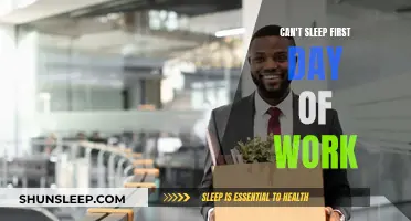 First Workday Jitters: Sleepless Night Before the First Day