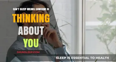 Why Can't You Sleep? Someone's Thinking of You
