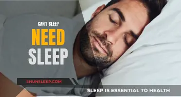 Sleep Eludes Me: A Frustrating Conundrum
