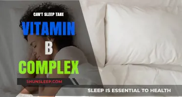 Vitamin B Complex: Your Sleep Solution