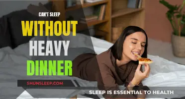 Heavy Dinner, Light Sleep: The Dinner-Sleep Conundrum