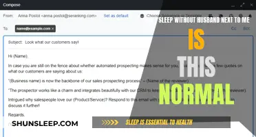 Is Sleeping Apart from Your Husband Normal?