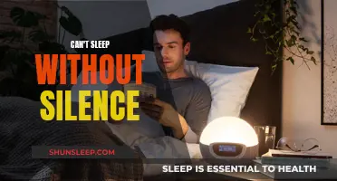 Silence for Sleep: A Personal Prerequisite for Rest