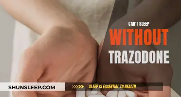 Trazodone: A Sleep Aid with Dependency Risks