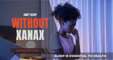 Battling Insomnia: Relying on Xanax to Sleep