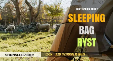 Why Can't I Spawn on My Sleeping Bag?