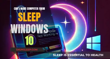 Troubleshooting: Windows 10 Computer Won't Wake from Sleep Mode