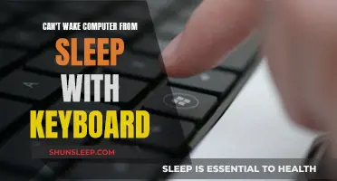 Troubleshooting: Keyboard Won't Wake Computer from Sleep