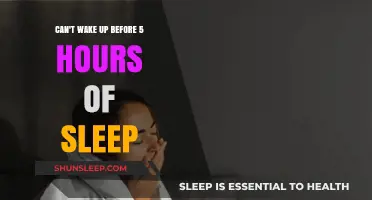 Why You Can't Wake Up Before 5 Hours of Sleep