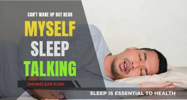 Sleep Talking: Awake but Asleep