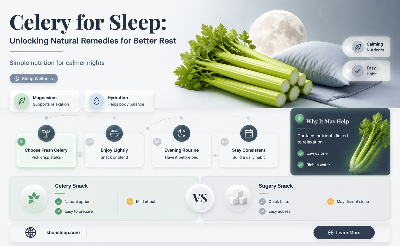 can celery help you sleep