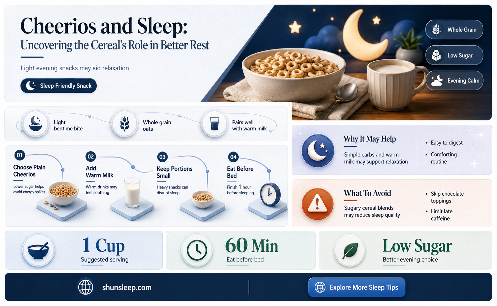 can cheerios help sleep