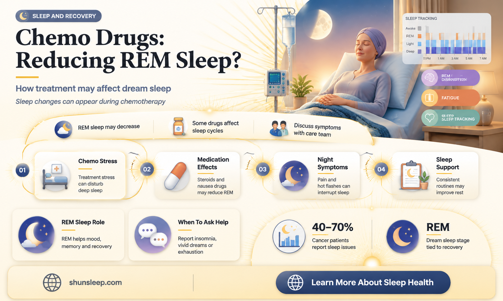 can chemo drugs decrease rem sleep