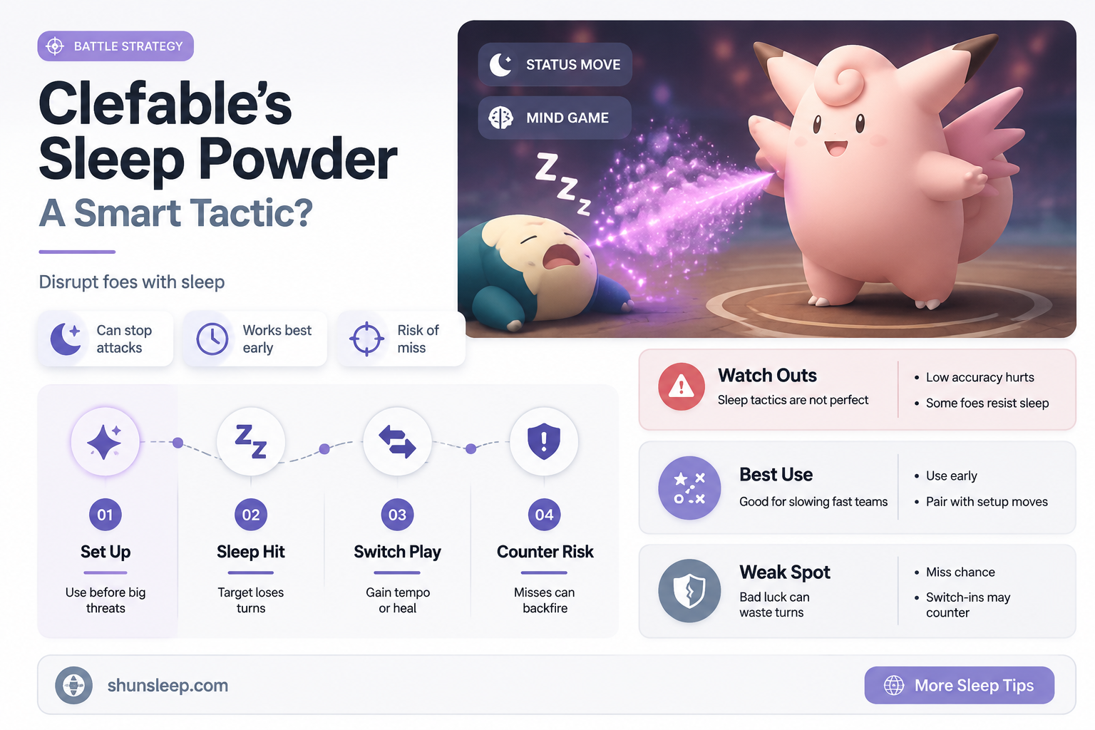 can clefable use sleep powder