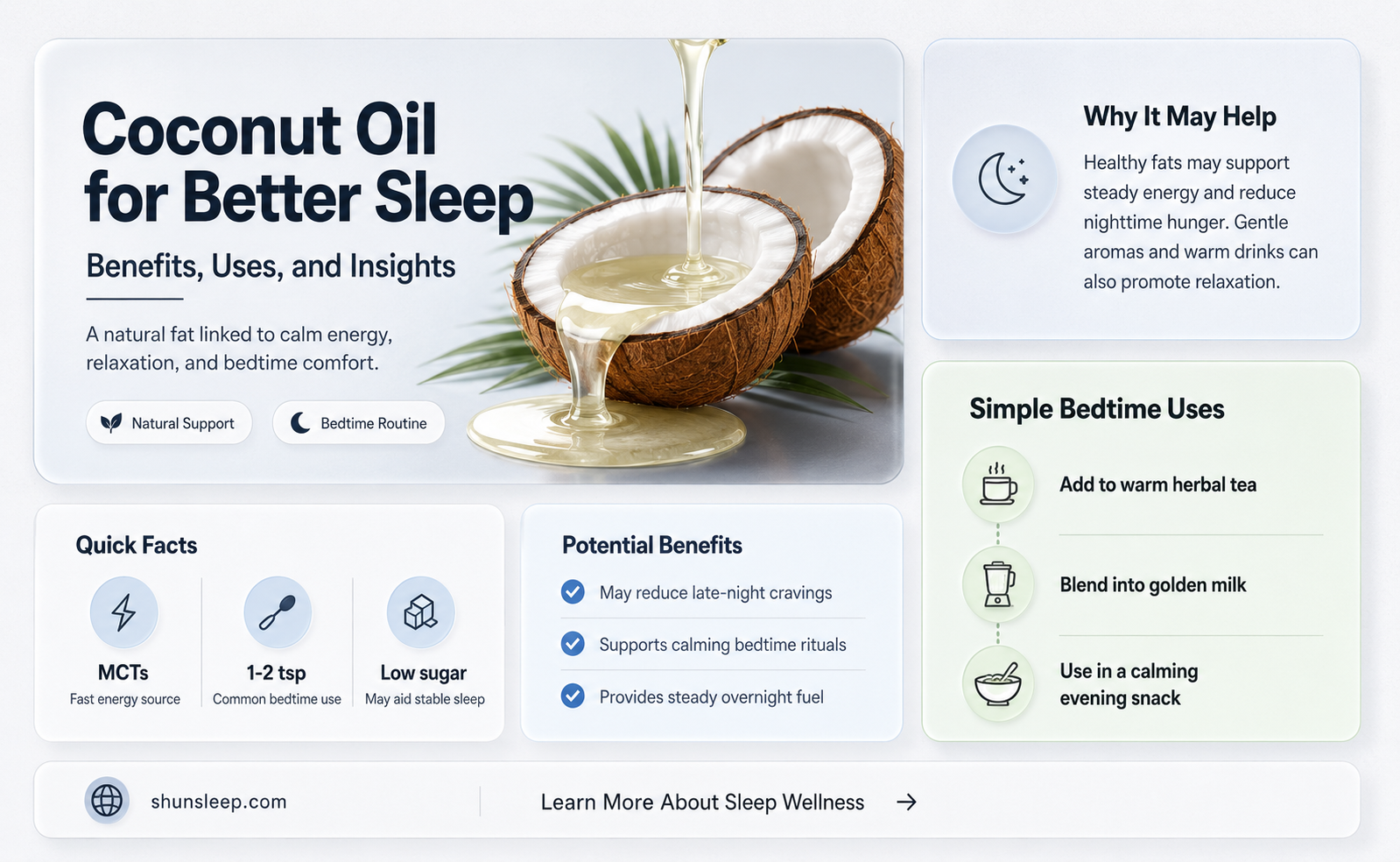 can coconut oil help sleep