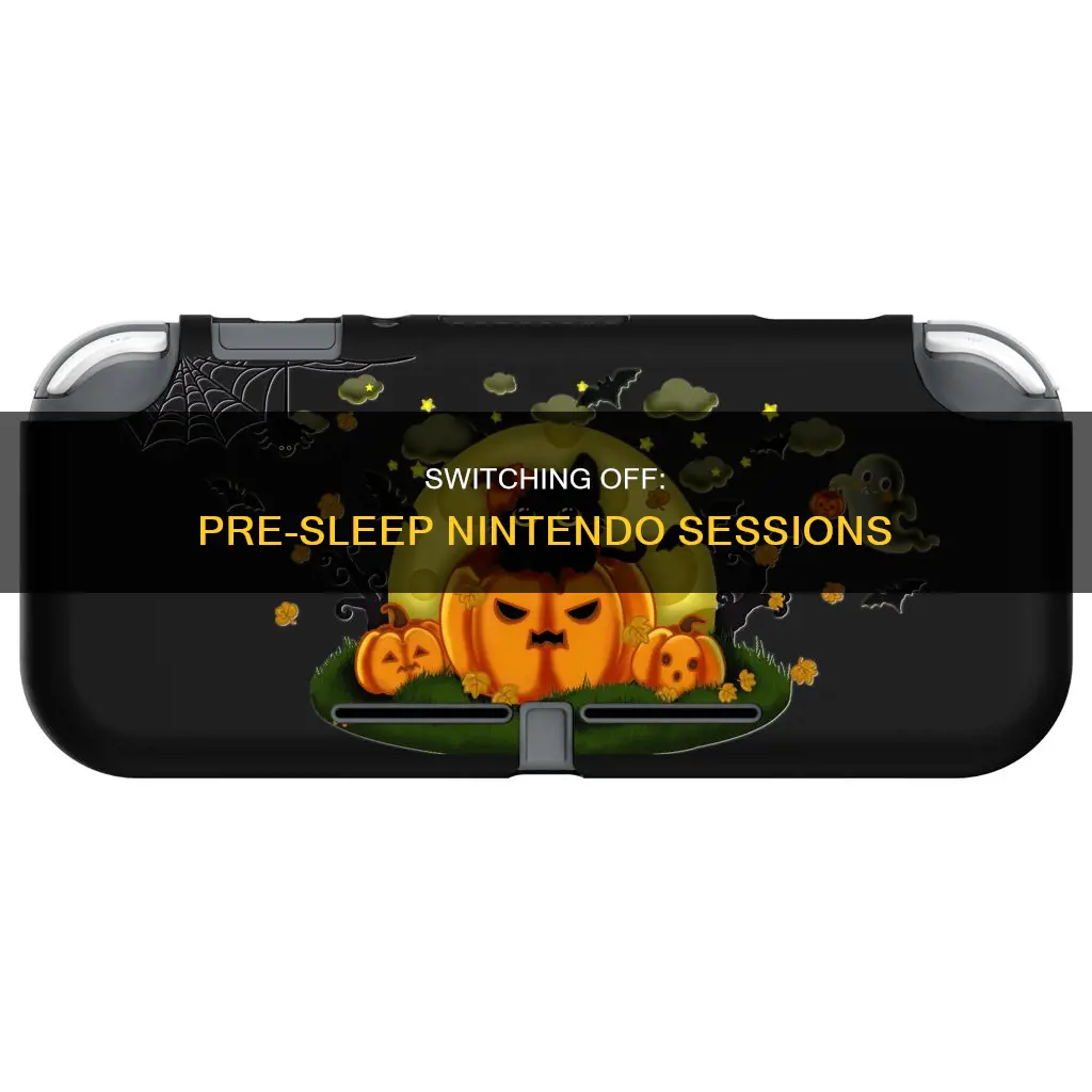 could i use my nintendo switch before i sleep