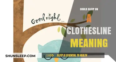 What 'Could Sleep on a Clothesline' Really Means