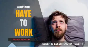 Sleepless Nights: Work Woes and Productivity Plunge