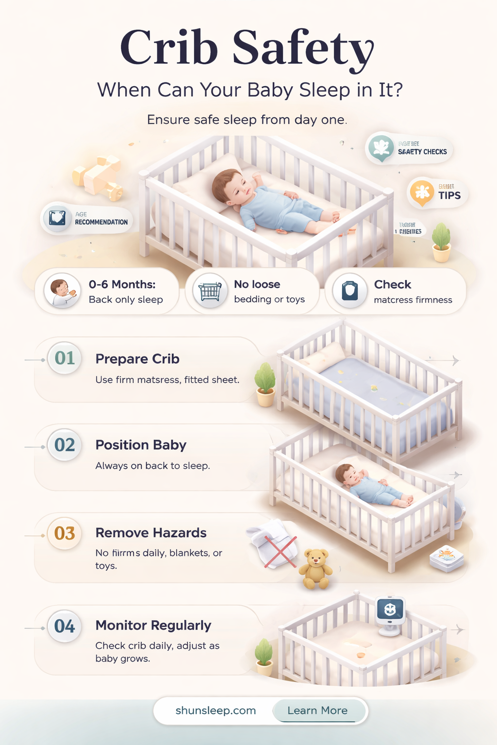 can a 5 week old sleep in a crib