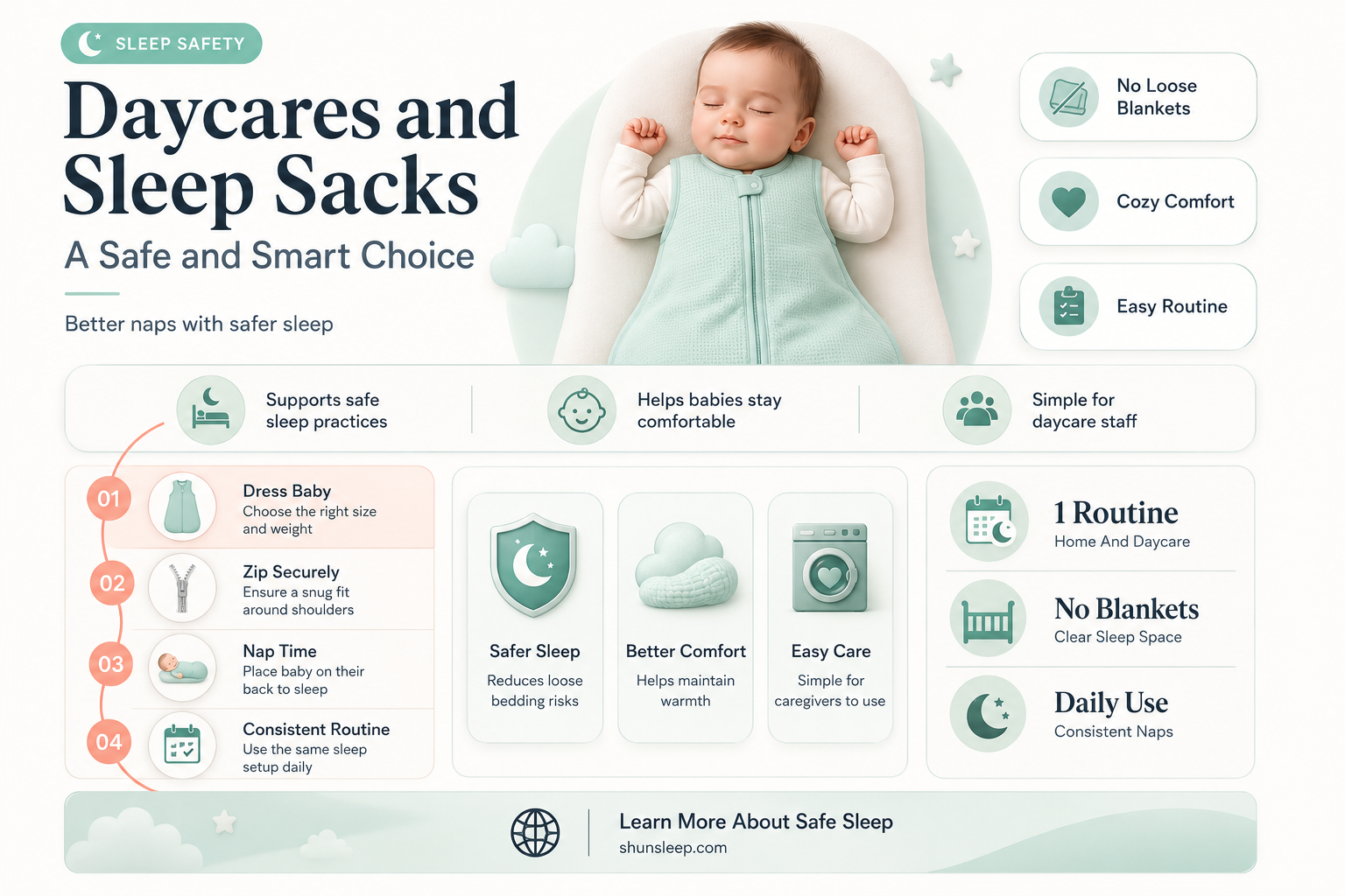 can daycares use sleep sacks