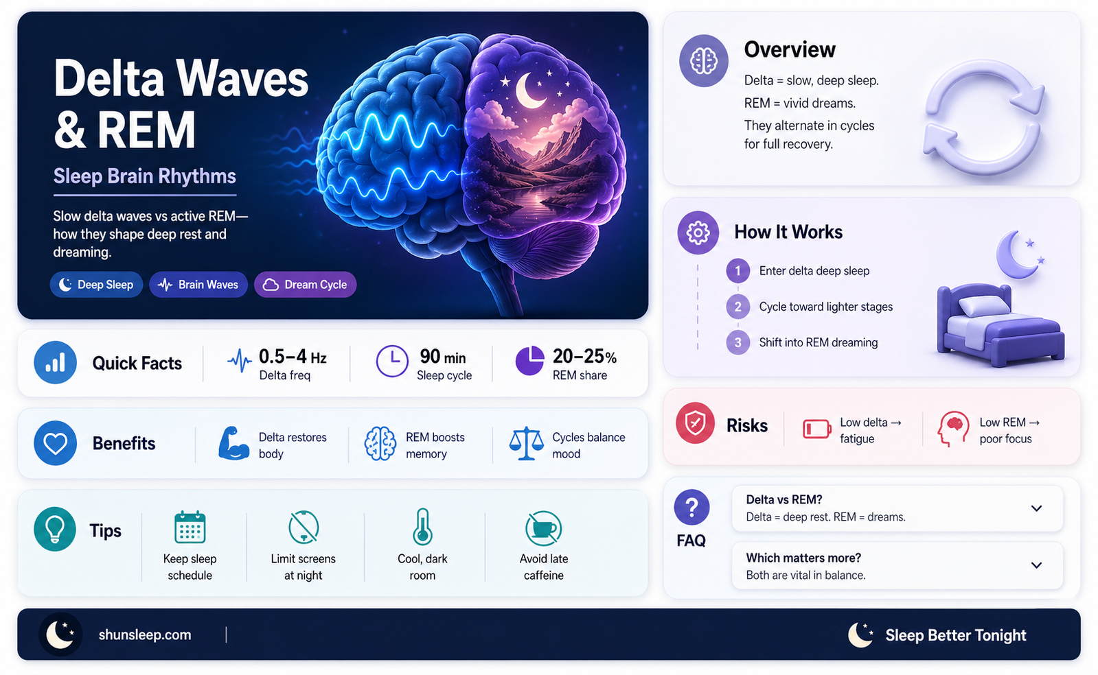 are delta waves in rem sleep
