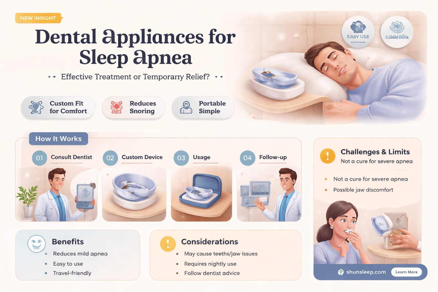 can a dental appliance help sleep apnea