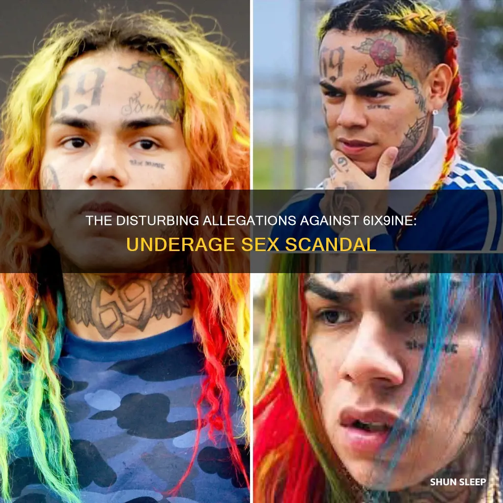 did 6ix9ine sleep with a 13 year old