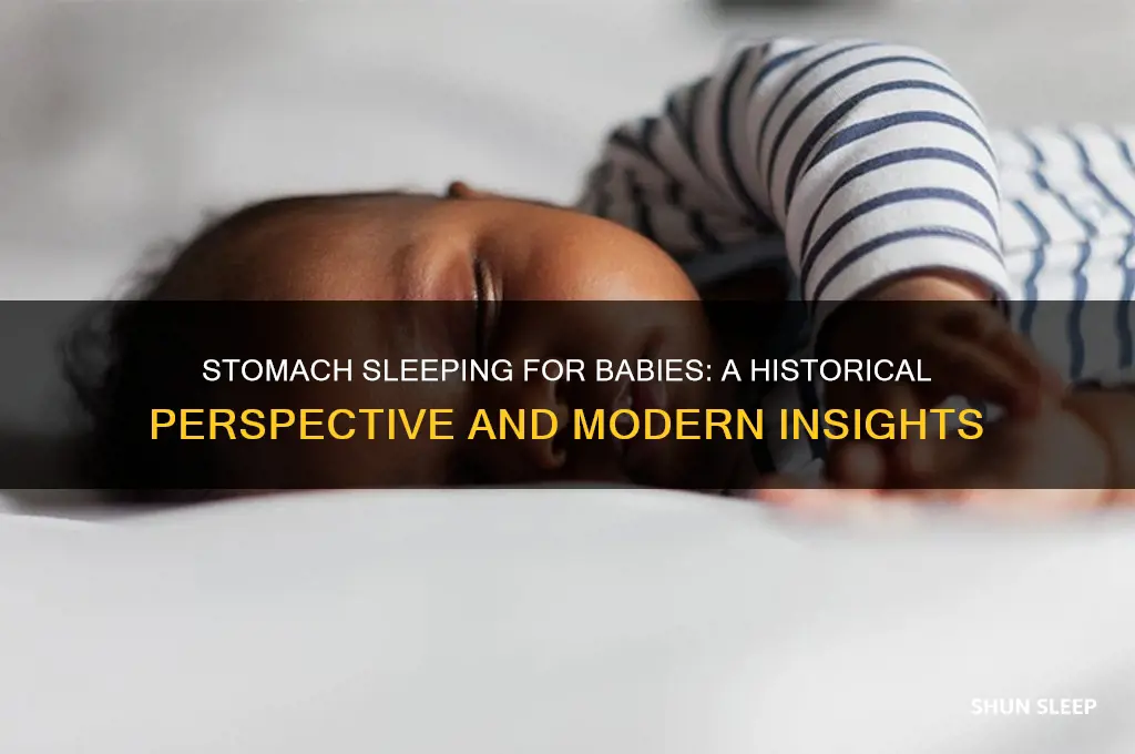 did babies used to sleep on stomach