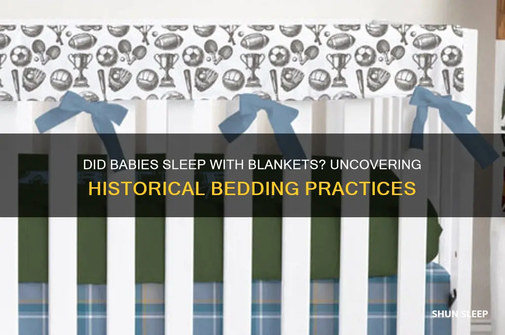 did babies used to sleep with blankets