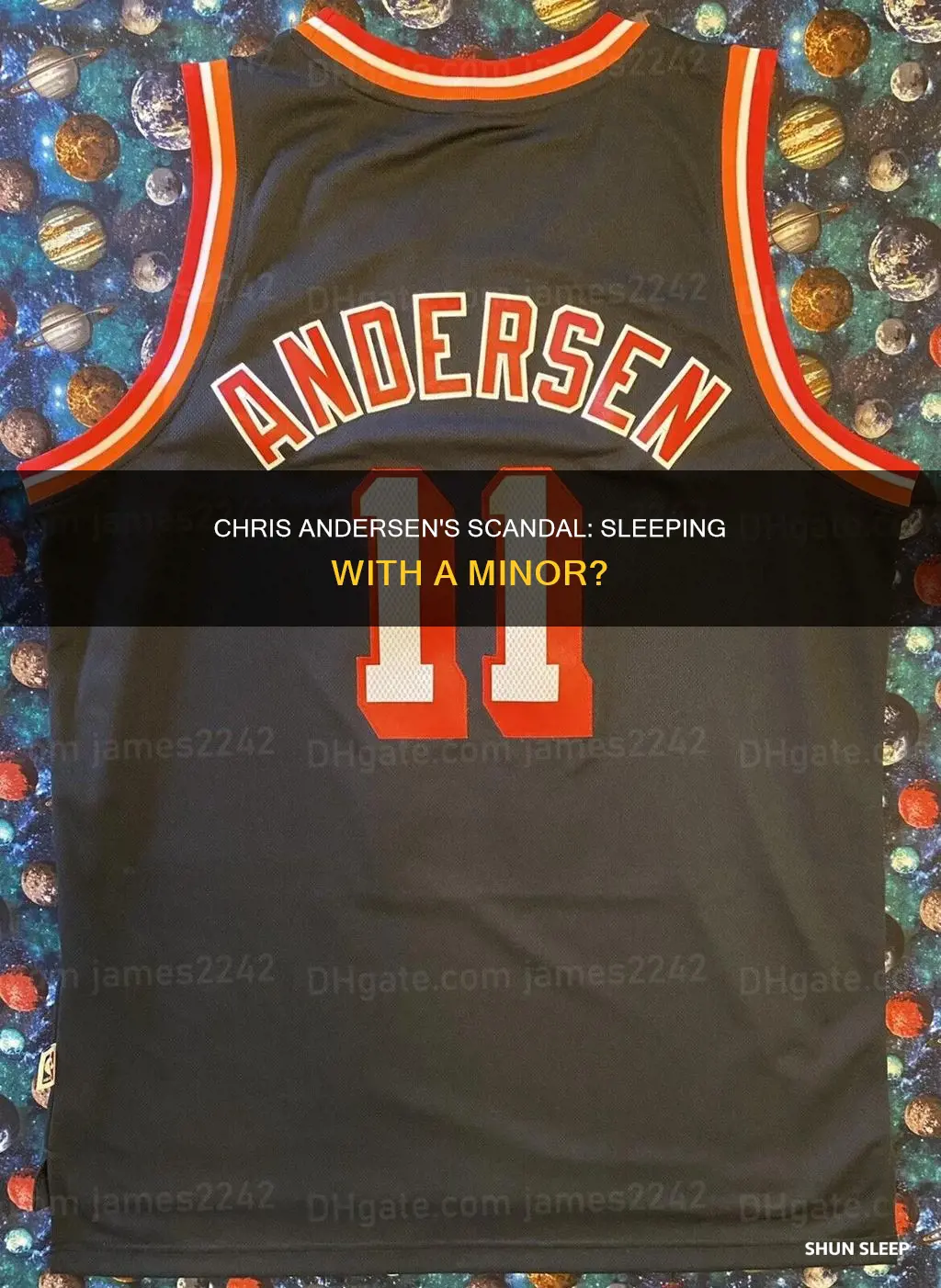 did chris andersen sleep with 17 year old