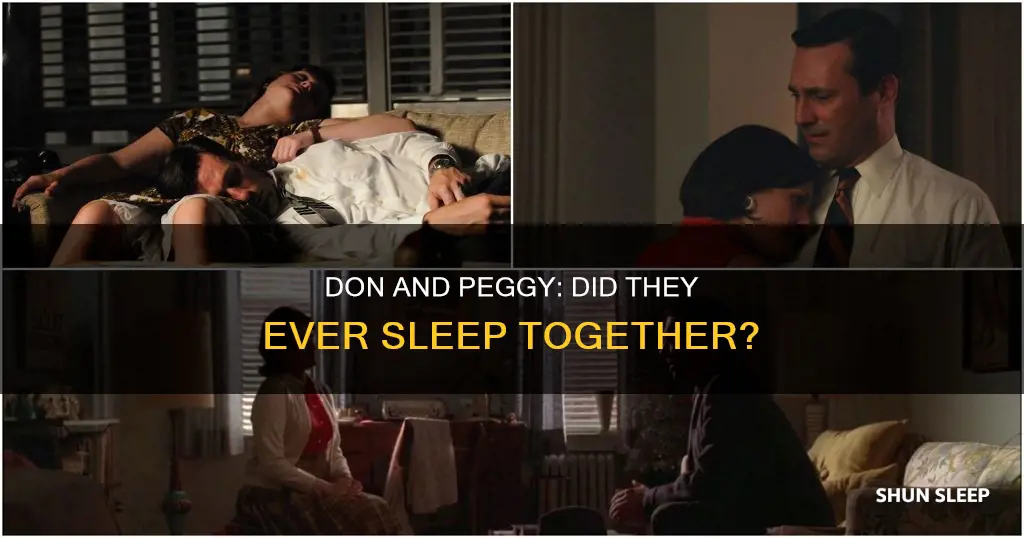 did don draper ever sleep with peggy