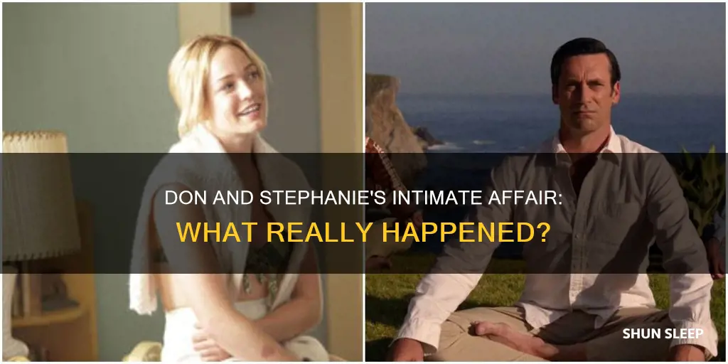 did don sleep with stephanie