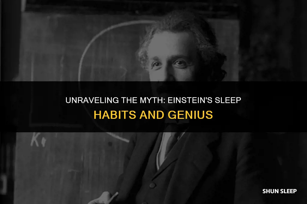 did einstein only sleep 3 hours