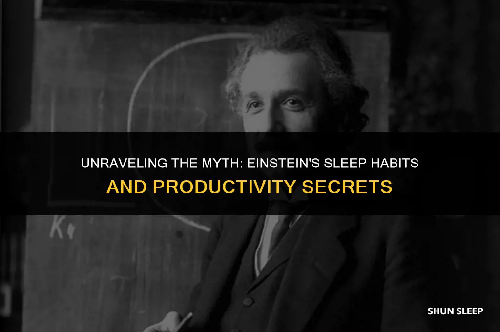 did enstein sleep 3 hours a year