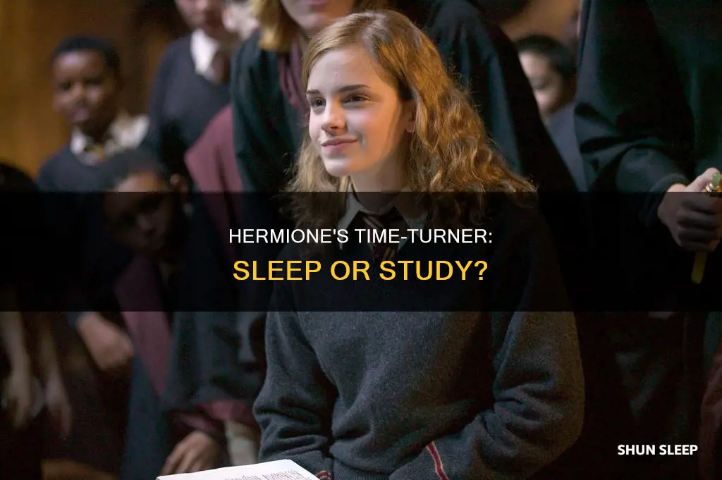 did hermione use time turner to sleep