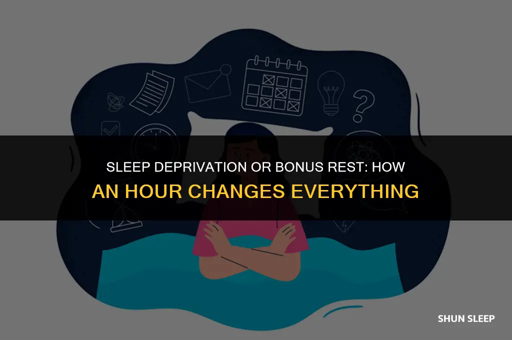 did i get an hour more or less sleep