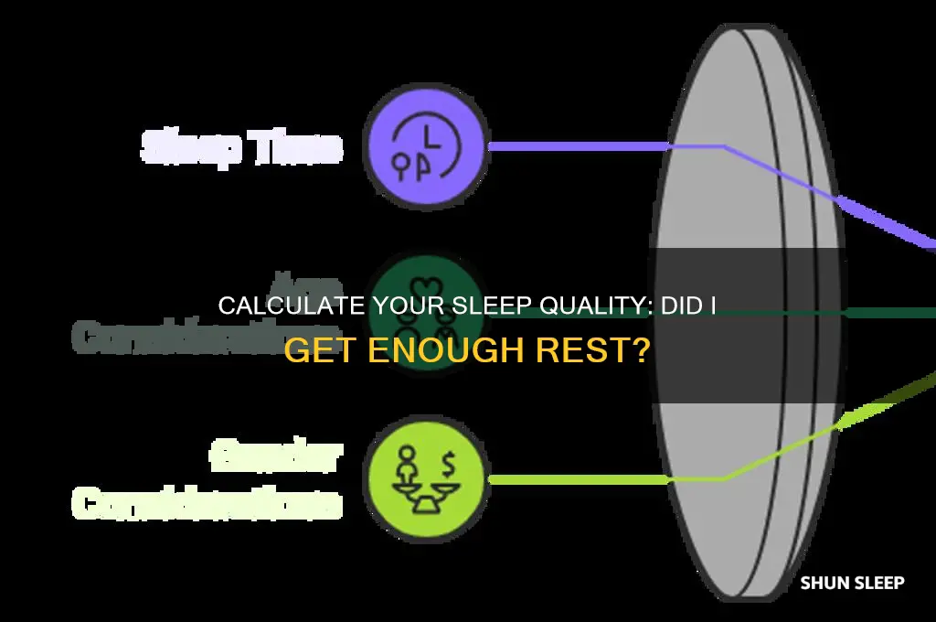 did i get enough sleep calculator