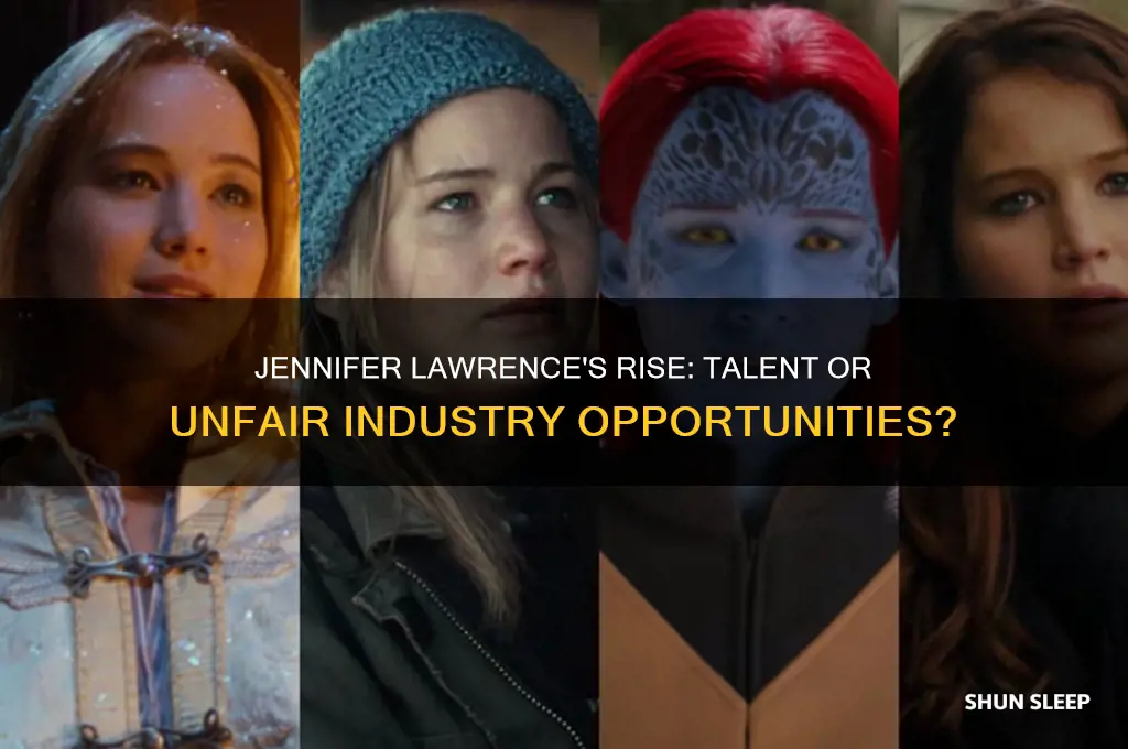 did jennifer lawrence sleep her way to get opportunities