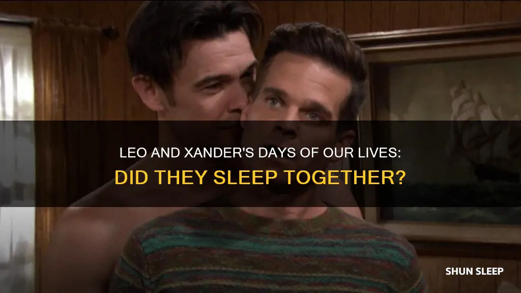 did leo sleep with xander on days of our lives